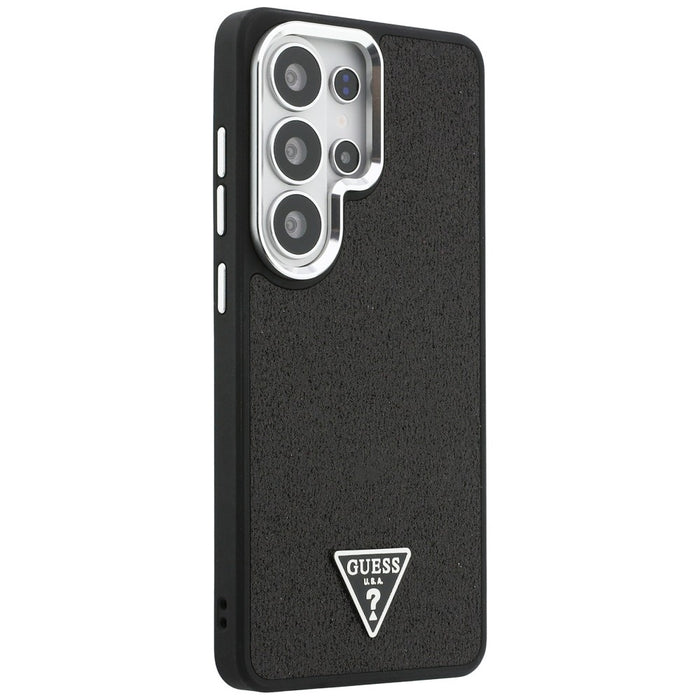 Guess Fixed Glitter Triangle MagSafe case for Samsung Galaxy S26 Ultra - black