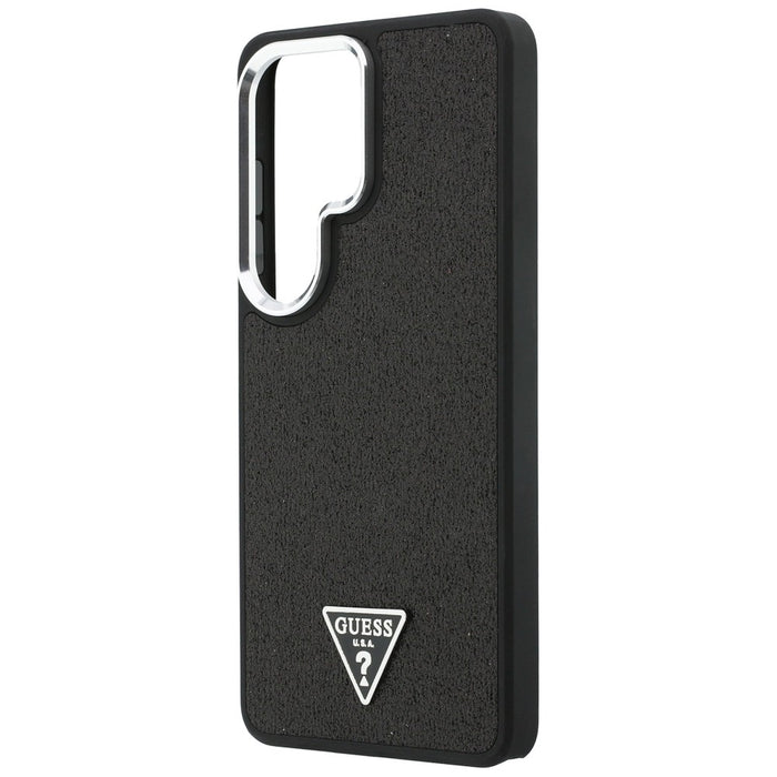 Guess Fixed Glitter Triangle MagSafe case for Samsung Galaxy S26 Ultra - black