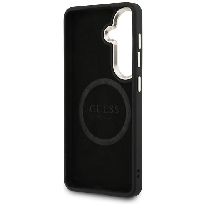 Guess Perforated Logo MagSafe Case for Samsung Galaxy S26 - Black
