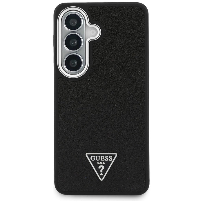Guess Fixed Glitter Triangle MagSafe case for Samsung Galaxy S26+ - black