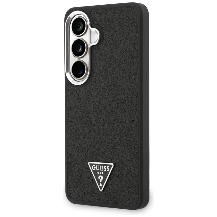 Guess Fixed Glitter Triangle MagSafe case for Samsung Galaxy S26+ - black