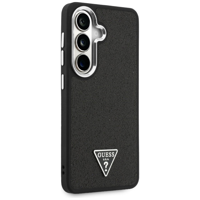Guess Fixed Glitter Triangle MagSafe case for Samsung Galaxy S26+ - black