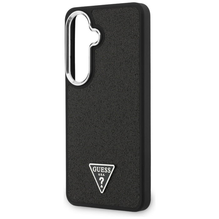 Guess Fixed Glitter Triangle MagSafe case for Samsung Galaxy S26+ - black