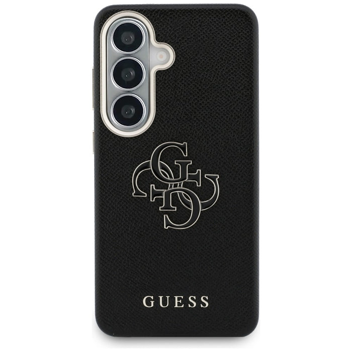 Guess Grained Big 4G Metal Logo case for Samsung Galaxy S26+ - black
