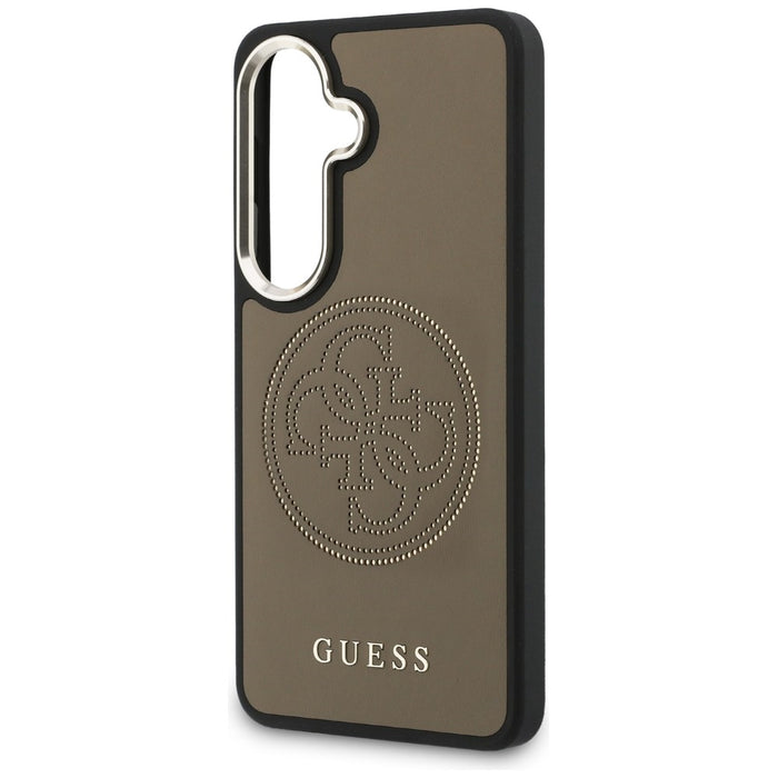 Guess Perforated Logo MagSafe Case for Samsung Galaxy S26 - Brown