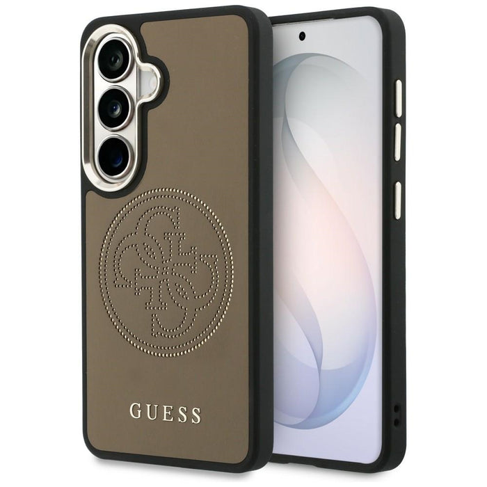 Guess Perforated Logo MagSafe Case for Samsung Galaxy S26 - Brown