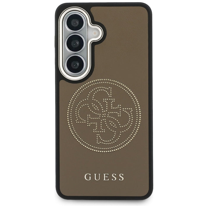 Guess Perforated Logo MagSafe Case for Samsung Galaxy S26 - Brown