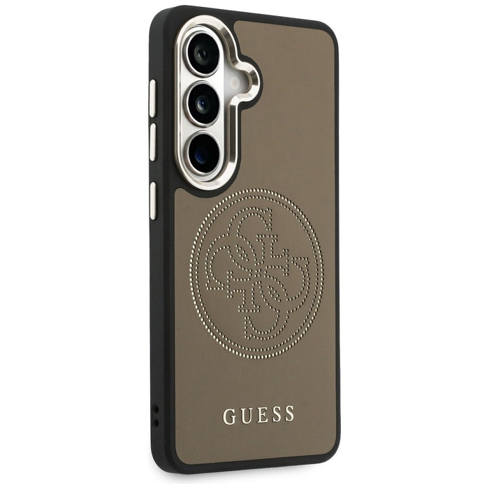 Guess Perforated Logo MagSafe Case for Samsung Galaxy S26 - Brown
