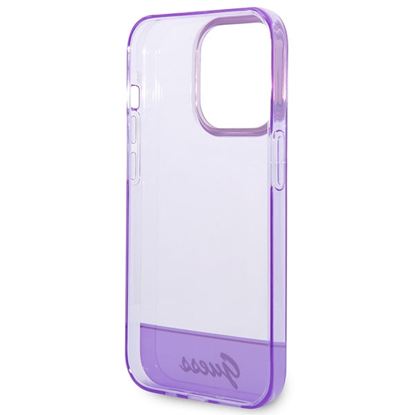 Guess Translucent Case for iPhone 14 Pro Max - Purple