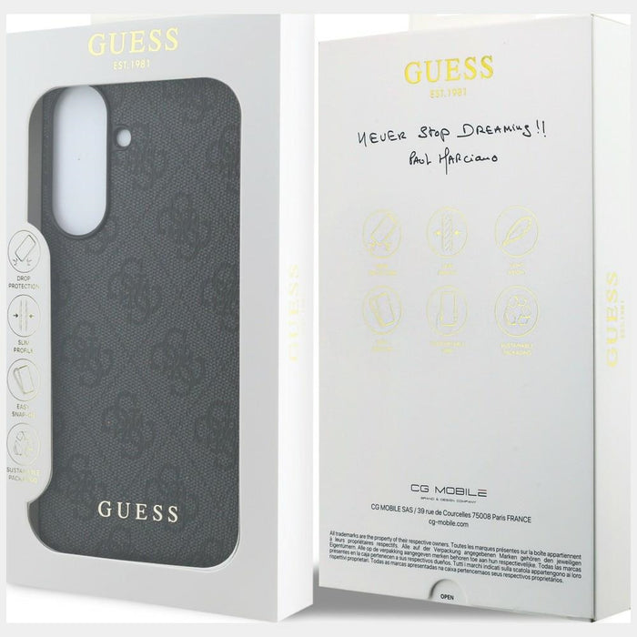Guess 4G Classic Case for Samsung Galaxy A37 5G - Black