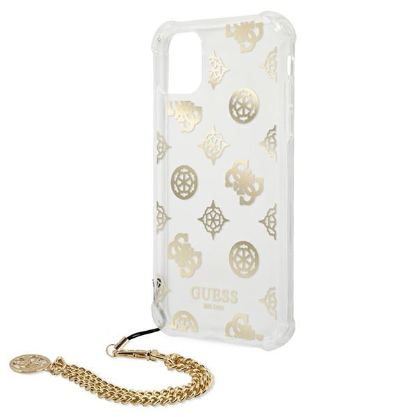 Guess Peony Chain Collection iPhone 11 Pro Case - Gold