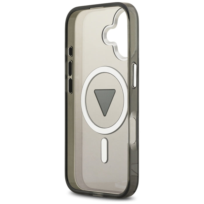 Guess IML Gradient Triangle Logo MagSafe case for iPhone 17 - black
