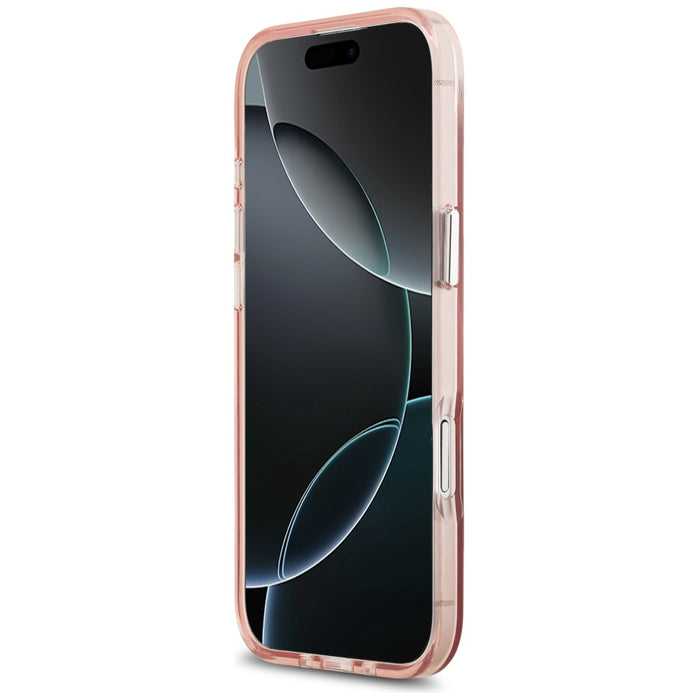 Guess IML Gradient Triangle Logo MagSafe iPhone Air Case - Pink