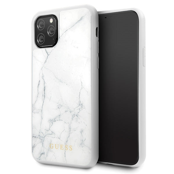 Guess Marble Case for iPhone 11 Pro - White