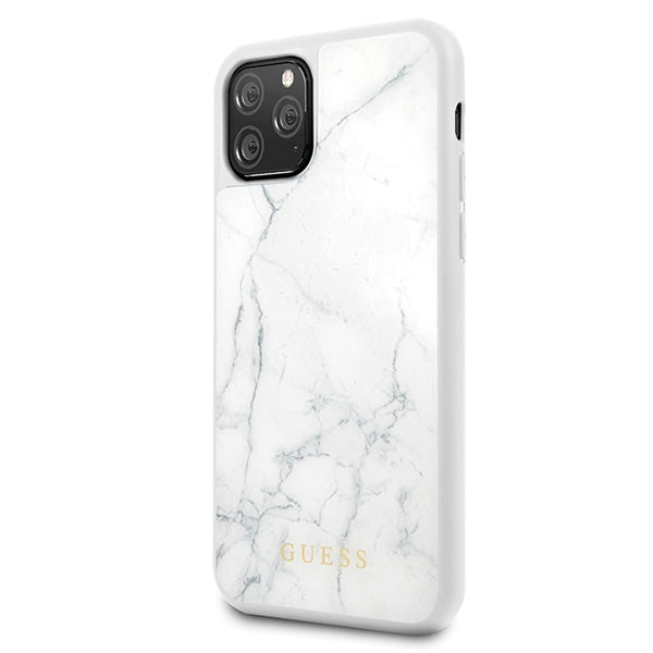 Guess Marble Case for iPhone 11 Pro - White