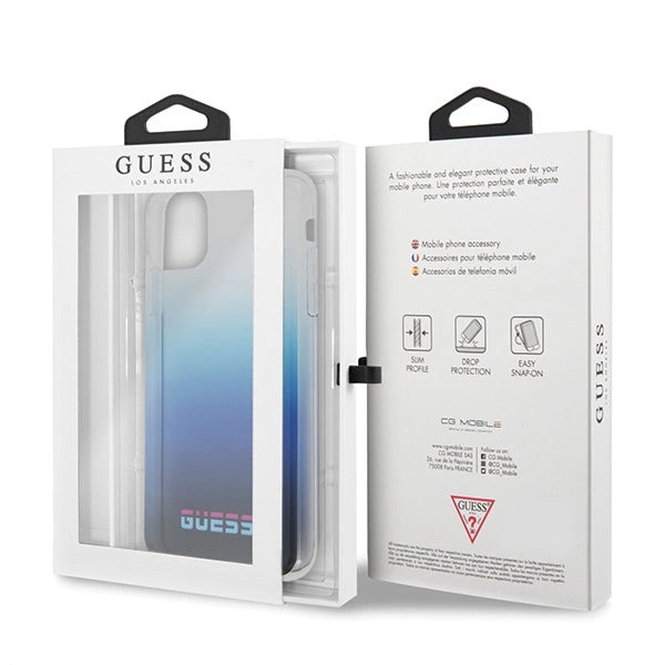 Guess GUHCN65DGCNA iPhone 11 Pro Max blue/gradient blue hard case California