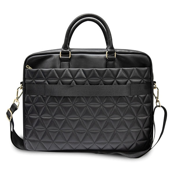 Guess Quilted bag for a 16&quot; laptop - black