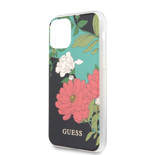 Guess GUHCN58IMLFL01 iPhone 11 Pro black/black N°1 Flower Collection