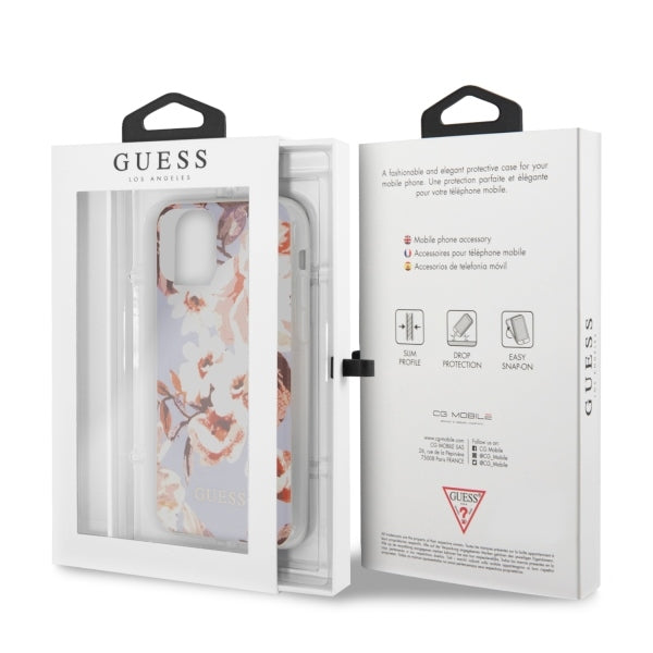 Guess GUHCN65IMLFL02 iPhone 11 Pro Max lilac/lilac N°2 Flower Collection