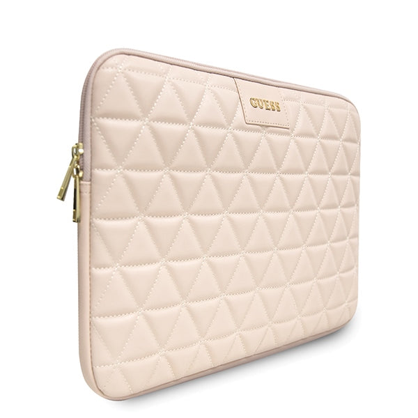 Guess Quilted cover for a 13&quot; laptop - pink