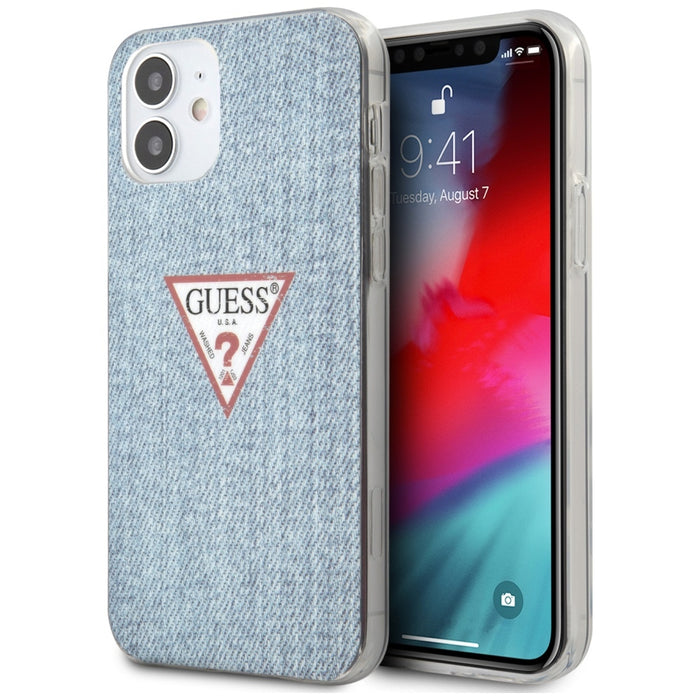 Guess GUHCP12SPCUJULLB iPhone 12 mini 5.4" blue/light blue hardcase Jeans Collection
