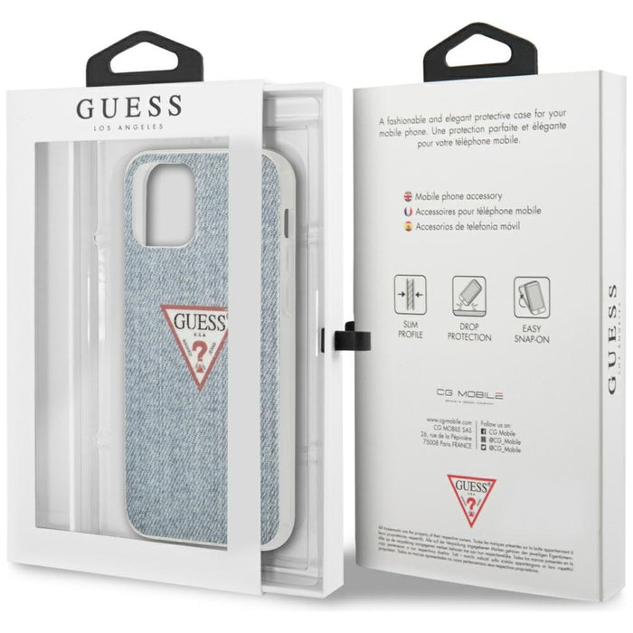 Guess GUHCP12LPCUJULLB iPhone 12 Pro Max 6.7&quot; blue/light blue hardcase Jeans Collection