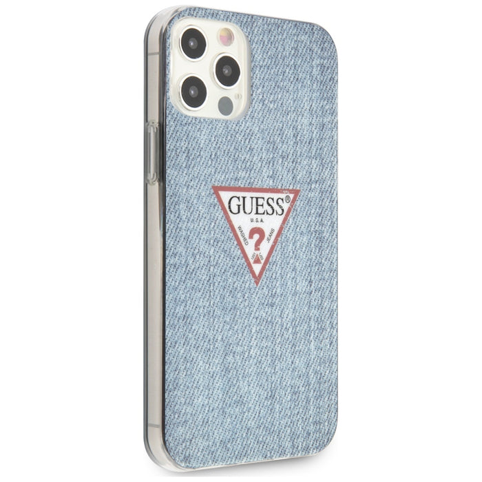 Guess GUHCP12LPCUJULLB iPhone 12 Pro Max 6.7&quot; blue/light blue hardcase Jeans Collection