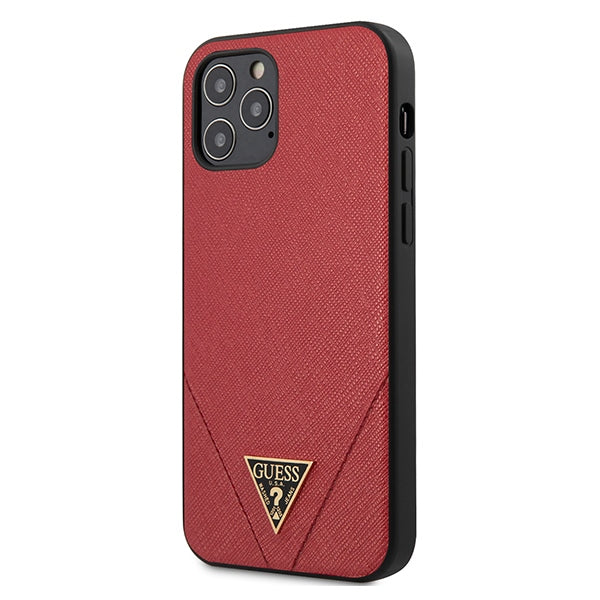 Guess GUHCP12LVSATMLRE iPhone 12 Pro Max 6.7&quot; red/red hardcase Saffiano