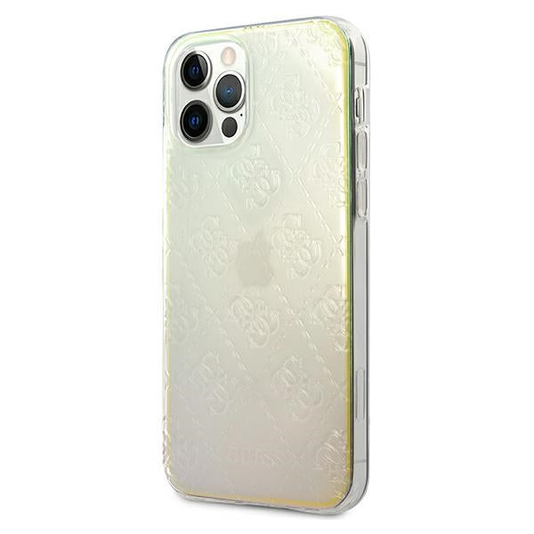Guess GUHCP12M3D4GIRBL iPhone 12/12 Pro 6.1&quot; iridescent/iridescent hardcase 4G 3D Pattern Collection