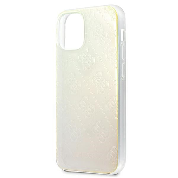 Guess GUHCP12S3D4GIRBL iPhone 12 mini 5.4" iridescent/opal hardcase 4G 3D Pattern Collection