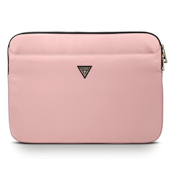 Guess Nylon Triangle Logo case for a 13&quot; laptop - pink