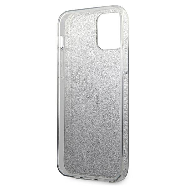 Guess GUHCP12LPCUGLSBK iPhone 12 Pro Max 6.7" black/black hardcase Glitter Gradient Script