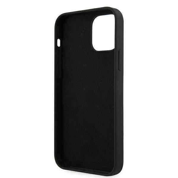 Guess GUHCP12LLSVSBK iPhone 12 Pro Max 6.7" black/black hardcase Script Vintage