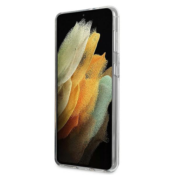 Guess GUHCS21MPCUGLSBL S21+ G996 blue/blue hardcase Glitter Gradient Script