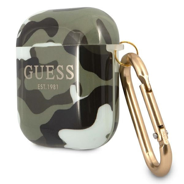 Guess GUA2UCAMA AirPods cover green/khaki Camo Collection