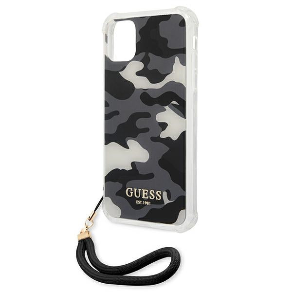 Guess GUHCN61KSARBK iPhone 11 6.1&quot; / Xr black/black hardcase Camo Collection