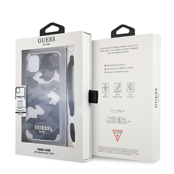 Guess GUHCN61KSARBK iPhone 11 6.1&quot; / Xr black/black hardcase Camo Collection