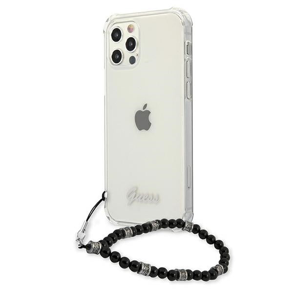 Guess GUHCP12LKPSBK iPhone 12 Pro Max 6.7&quot; Transparent hardcase Black Pearl