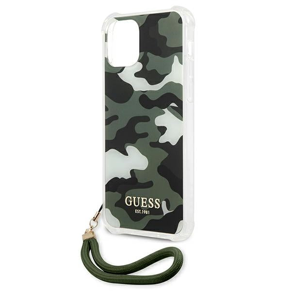 Guess GUHCP12LKSARKA iPhone 12 Pro Max 6.7&quot; green/khaki hardcase Camo Collection