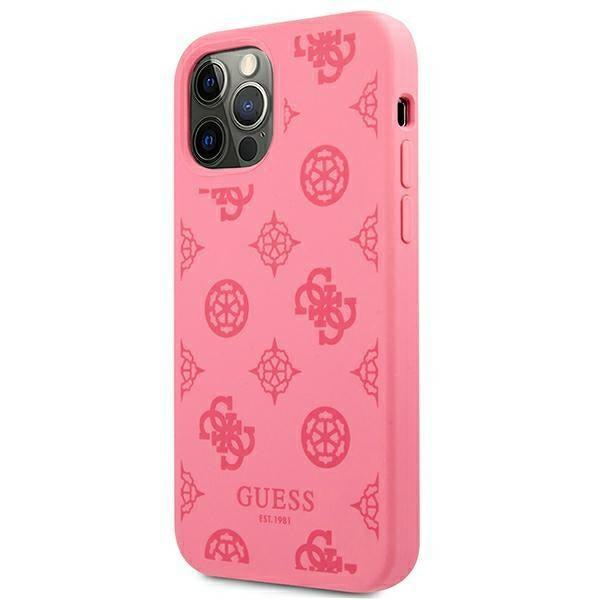 Guess GUHCP12LLSPEFU iPhone 12 Pro Max 6.7&quot; fuchsia/fuchsia hard case Peony Collection