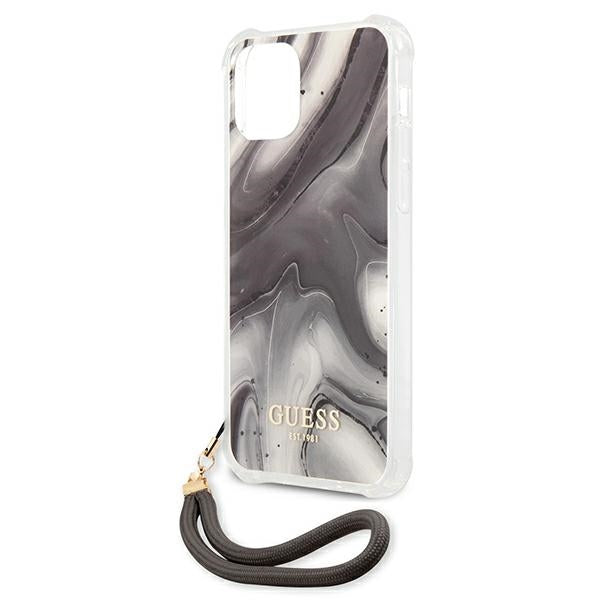 Guess Marble Collection iPhone 12 / iPhone 12 Pro Case - Gray