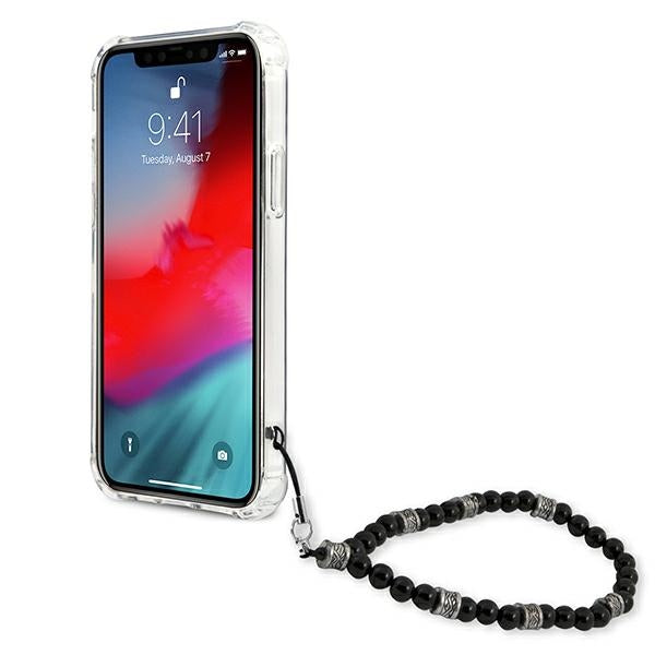 Guess GUHCP12MKPSBK iPhone 12/12 Pro 6.1" Transparent hardcase Black Pearl