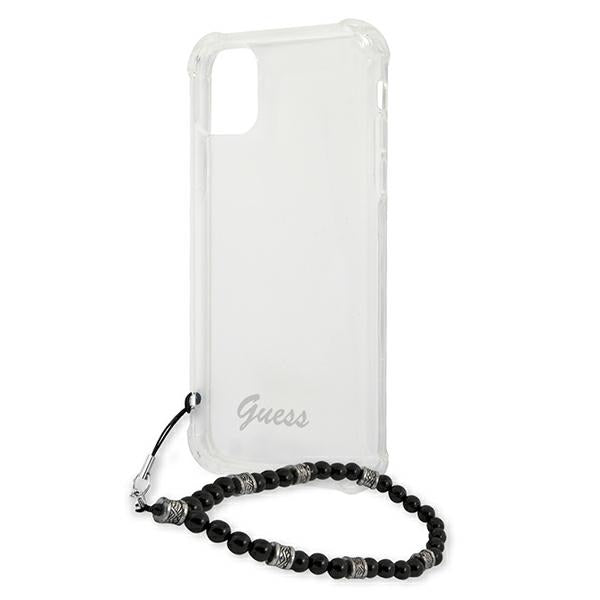 Guess GUHCP12MKPSBK iPhone 12/12 Pro 6.1" Transparent hardcase Black Pearl