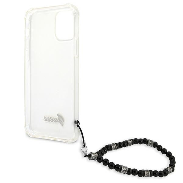 Guess GUHCP12MKPSBK iPhone 12/12 Pro 6.1" Transparent hardcase Black Pearl