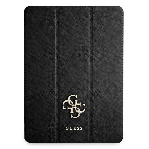 Guess Saffiano Collection case for iPad 12.9&quot; 2021 Book Cover - black