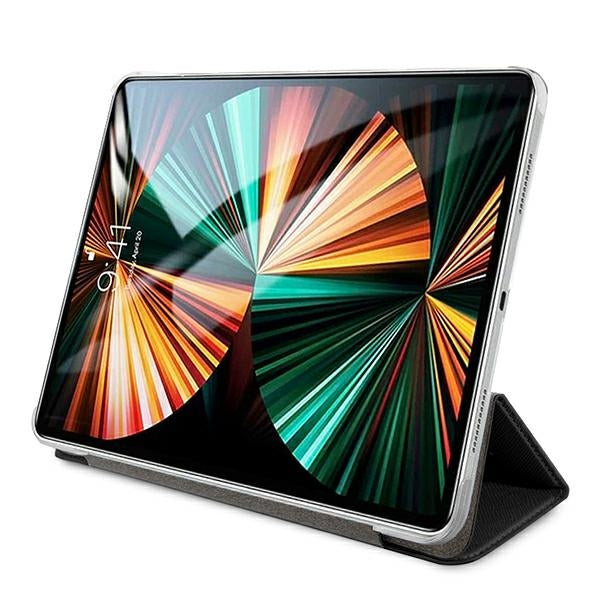 Guess Saffiano Collection case for iPad 12.9" 2021 Book Cover - black