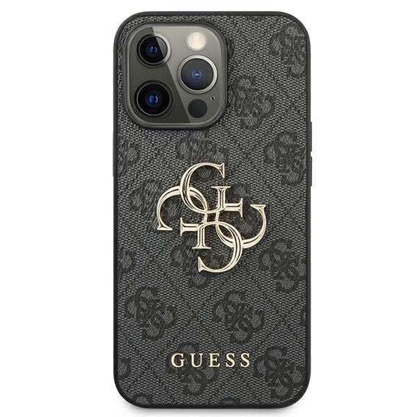 Guess GUHCP13X4GMGGR iPhone 13 Pro Max 6.7" grey/grey hardcase 4G Big Metal Logo
