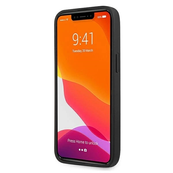 Guess GUHCP13LPSASBK iPhone 13 Pro / 13 6.1" black/black Saffiano Strap