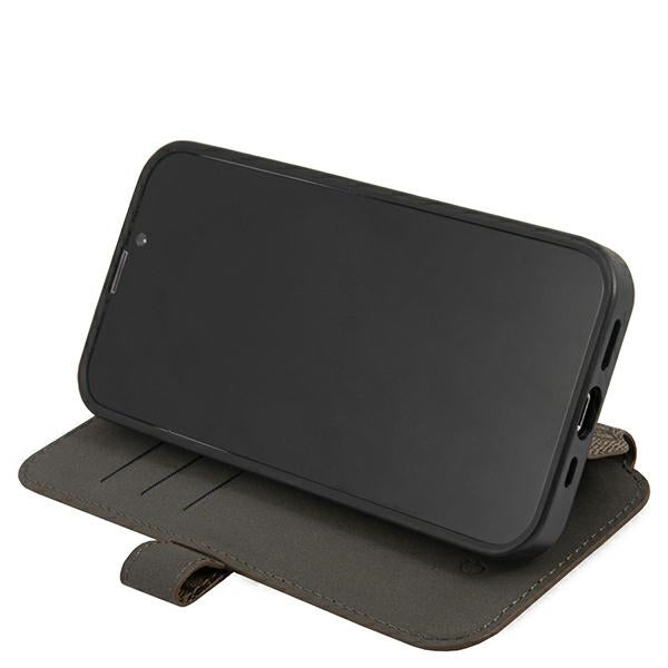 Guess GUBKP13L4GMGBR iPhone 13 Pro / 13 6.1&quot; brown/brown book 4G Big Metal Logo