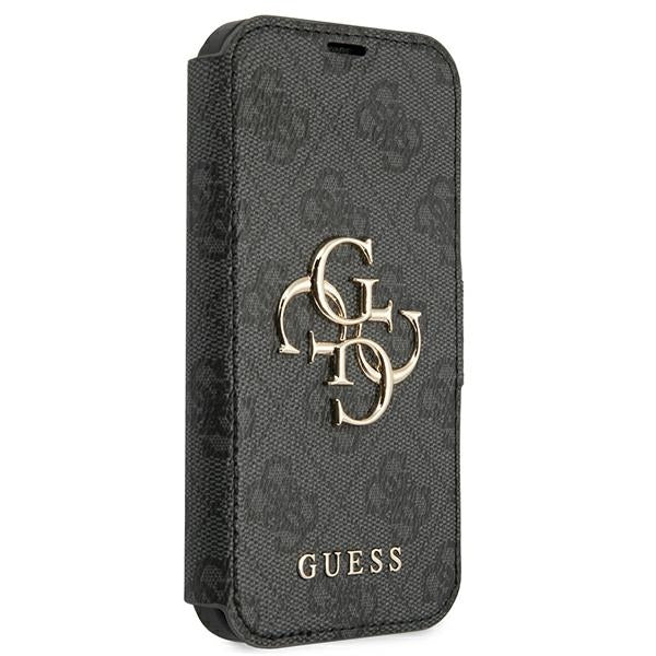 Guess GUBKP13L4GMGGR iPhone 13 Pro / 13 6.1&quot; grey/grey book 4G Big Metal Logo